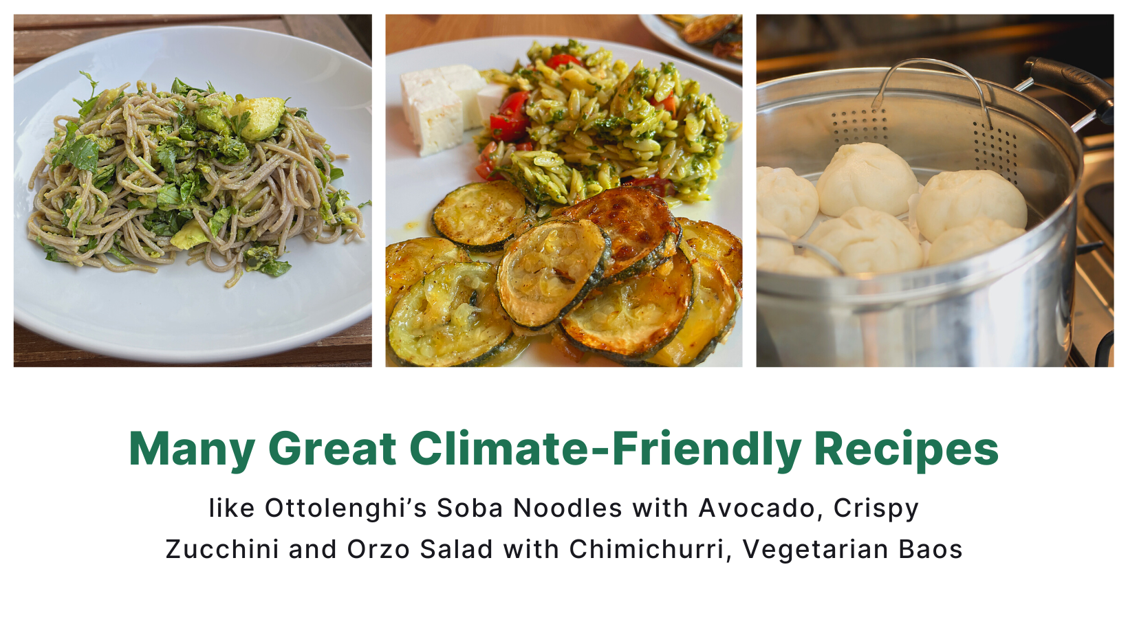 Many Great Climate-Friendly Recipes!