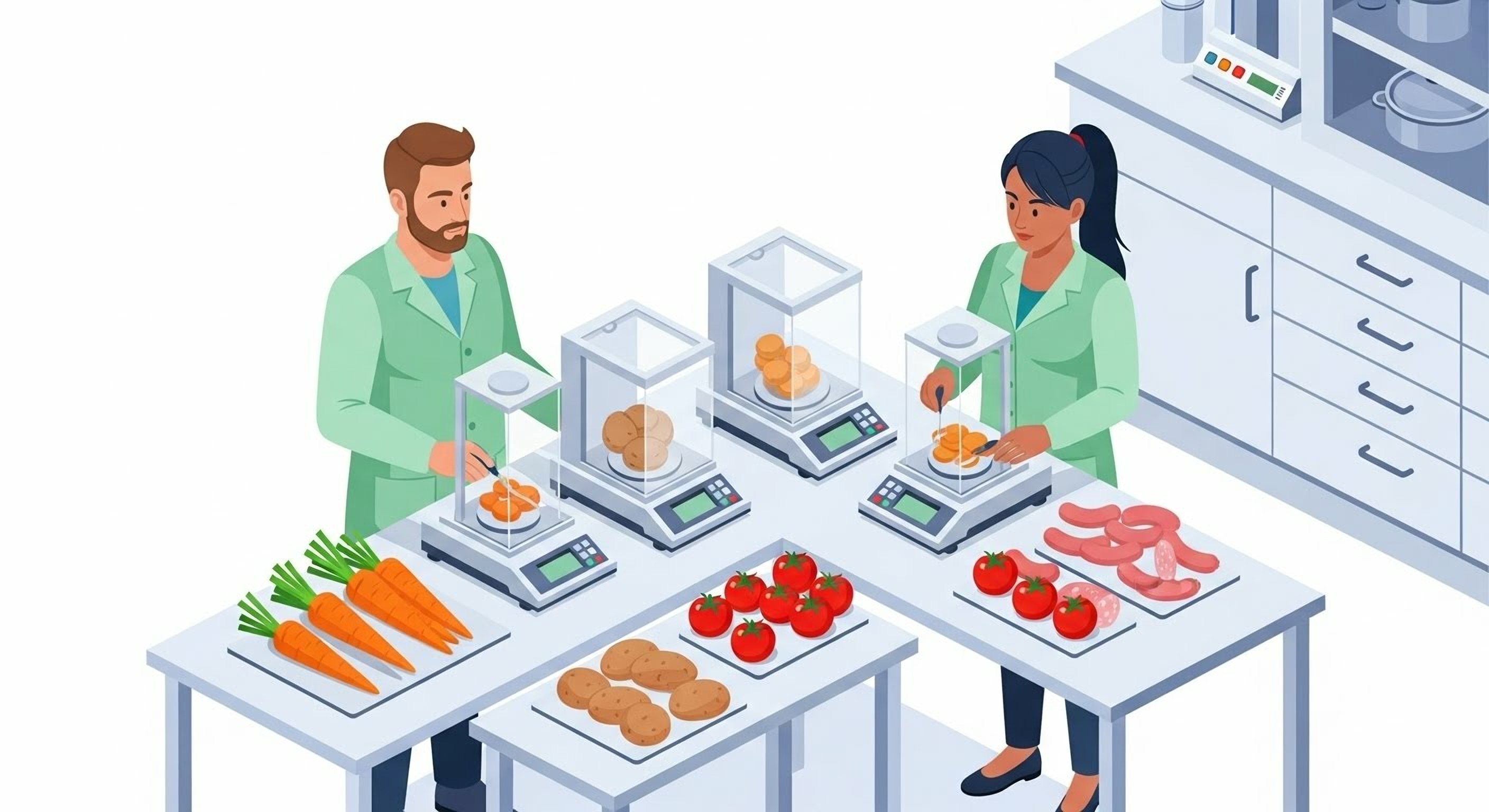 Weighing ingredients