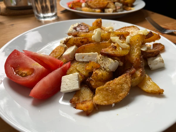 Ottolenghi Oven Chips with Feta