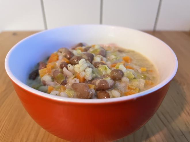 Grisons barley soup with vegetables